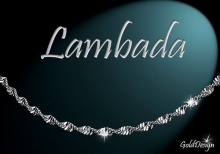 Lambada 2- řetízek rhodium